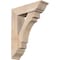 Ekena Millwork Merced Traditional Smooth Bracket w/ Offset Brace, Douglas Fir, 7 1/2"W x 26"D x 34"H BKT0806X26X34MRC01SDF - alternate 1